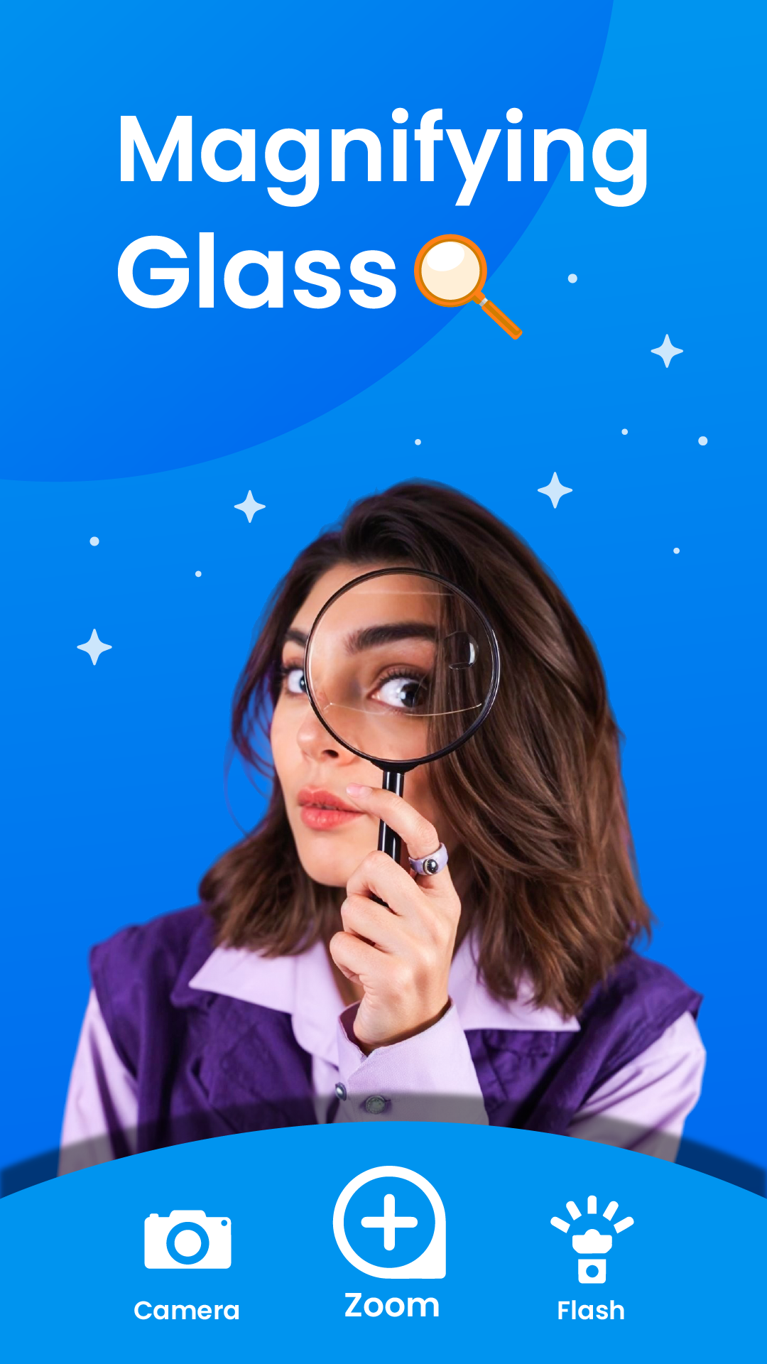 اسکرین شات 1 برنامه Magnifier App-Magnifying Glass