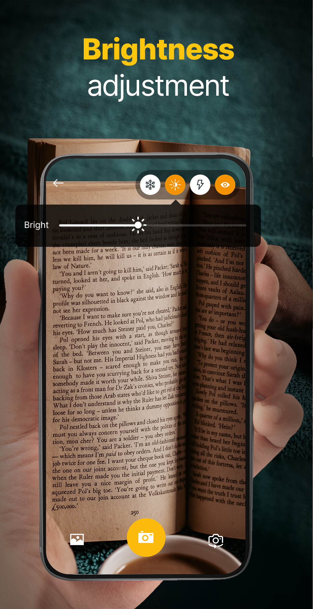 اسکرین شات 5 برنامه Magnifier Magnifying Glass 10x