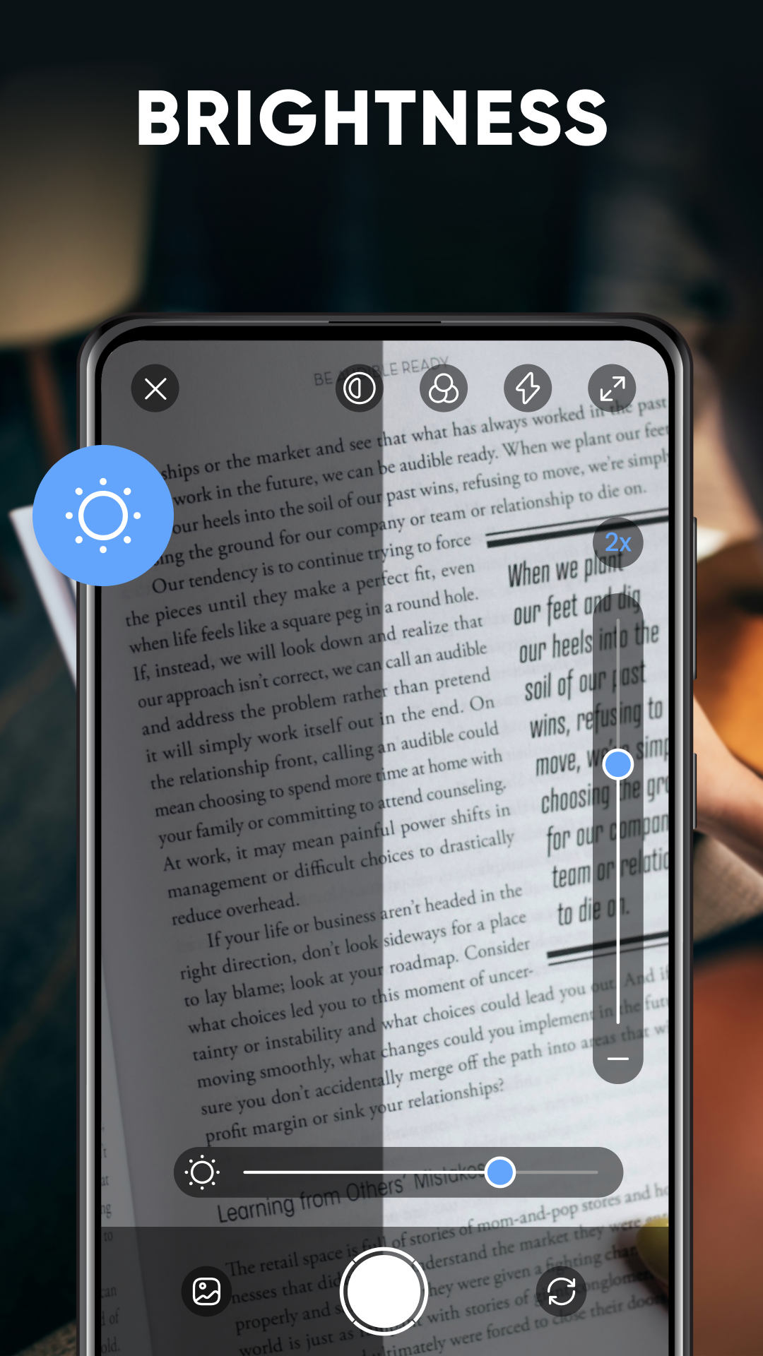 اسکرین شات 6 برنامه Magnifier - Magnifying Glass