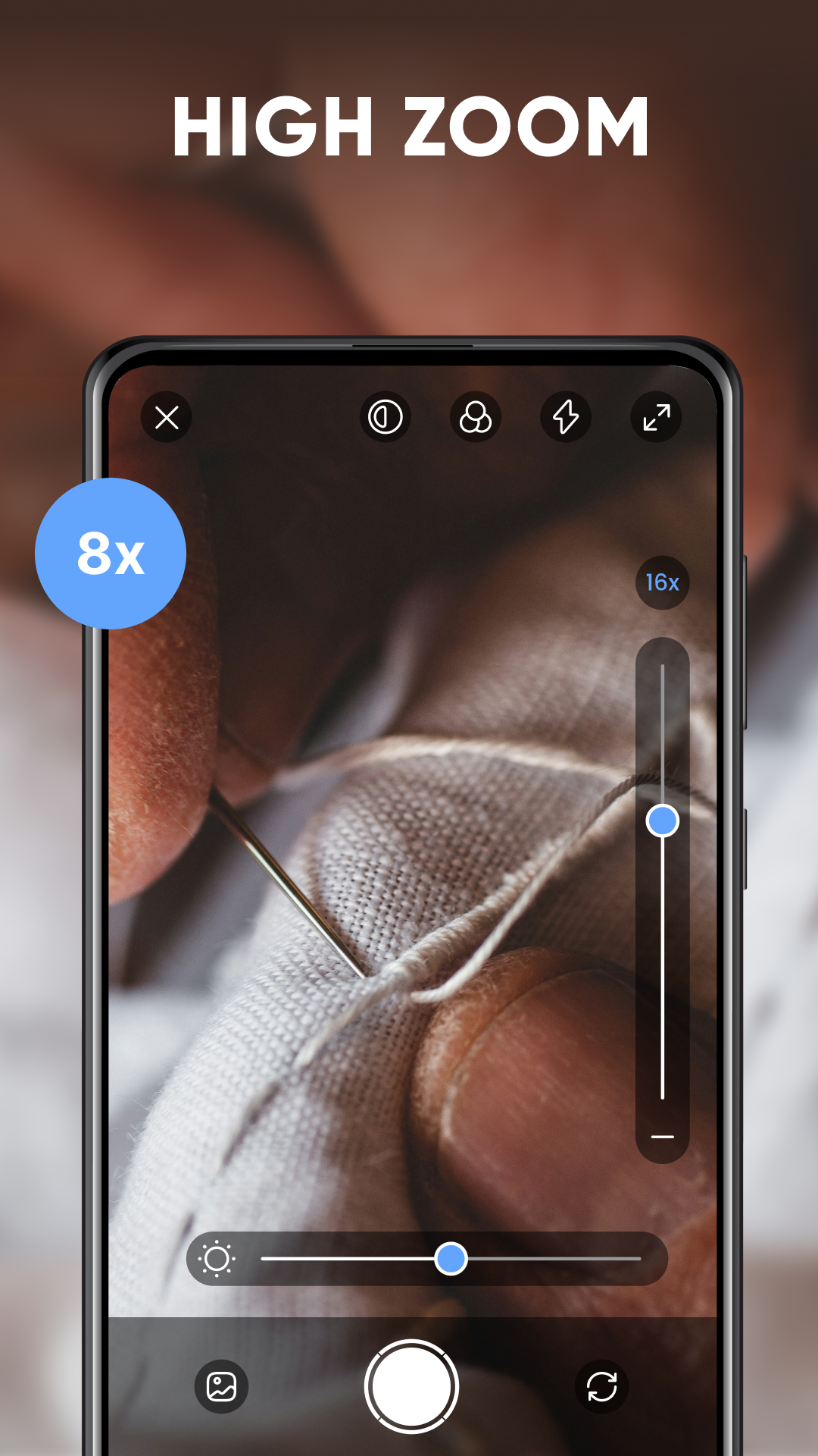 اسکرین شات 2 برنامه Magnifier - Magnifying Glass