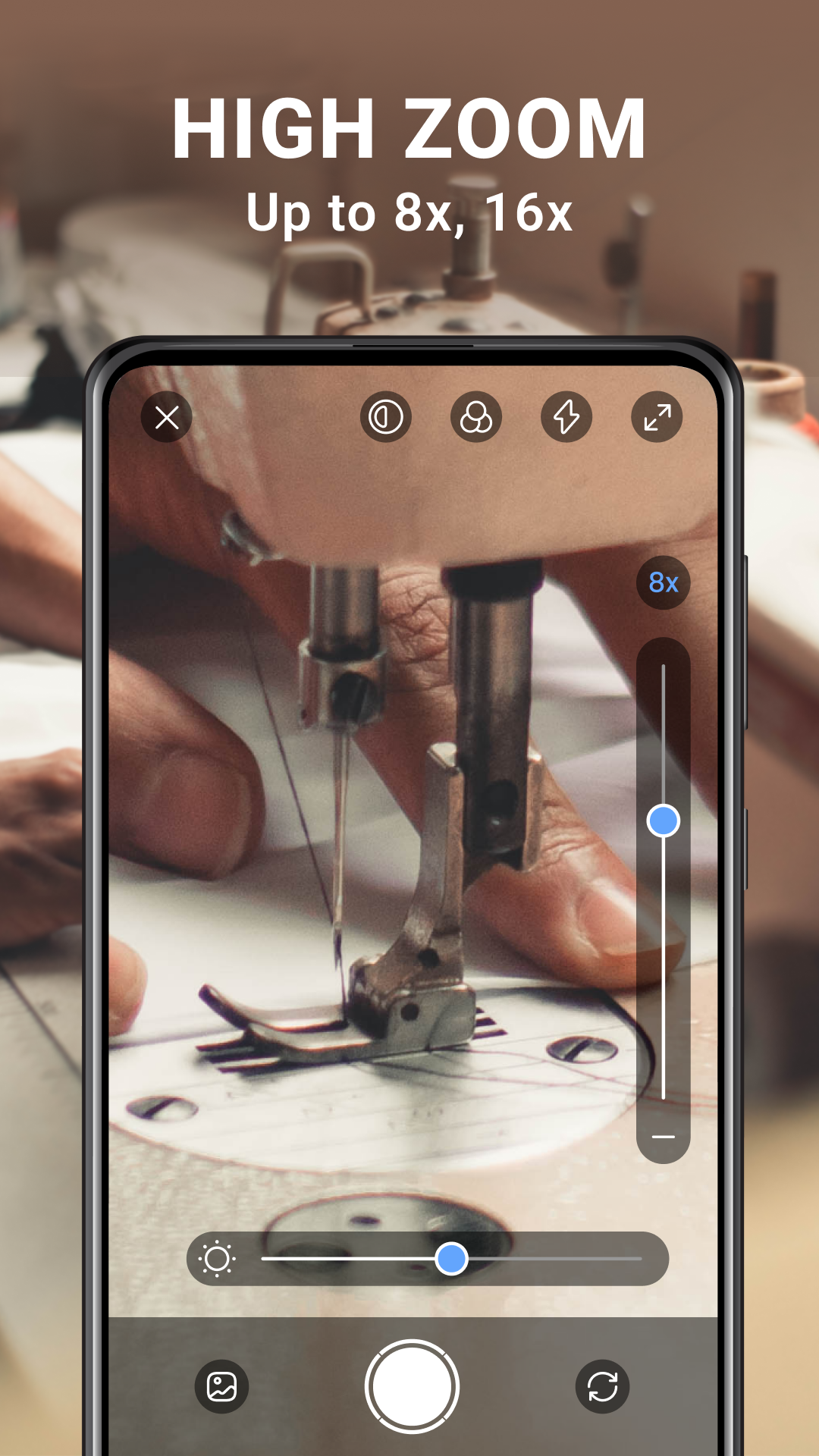 اسکرین شات 3 برنامه Magnifier - Magnifying Glass