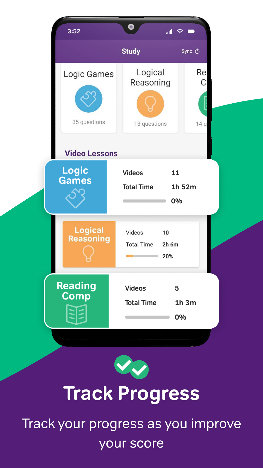 اسکرین شات 4 برنامه LSAT Prep & Practice - Magoosh