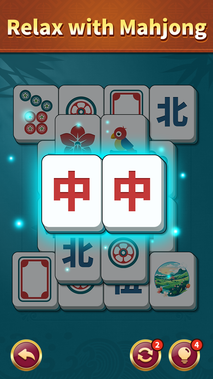 اسکرین شات 2 بازی Mahjong Solitaire: Match Games