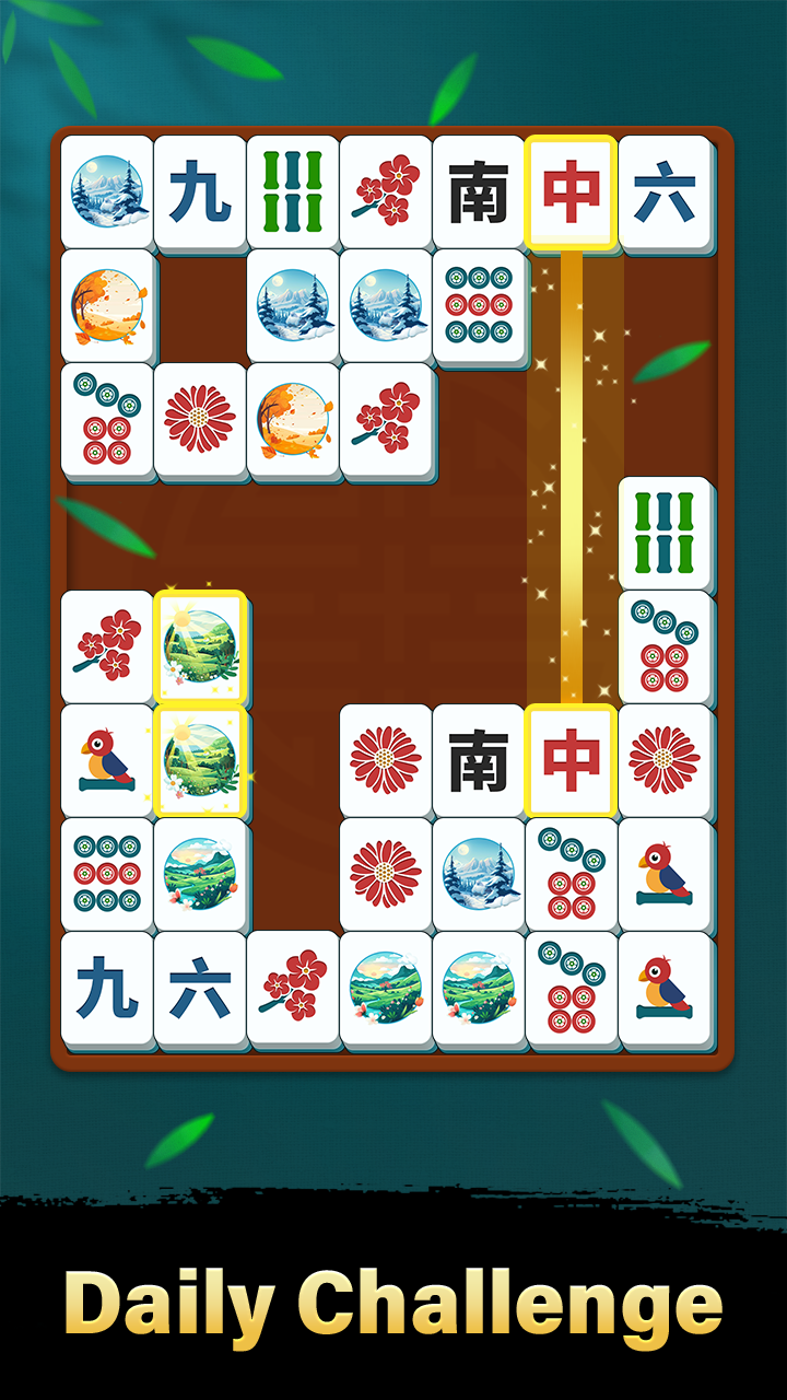 اسکرین شات 6 بازی Mahjong Solitaire: Match Games