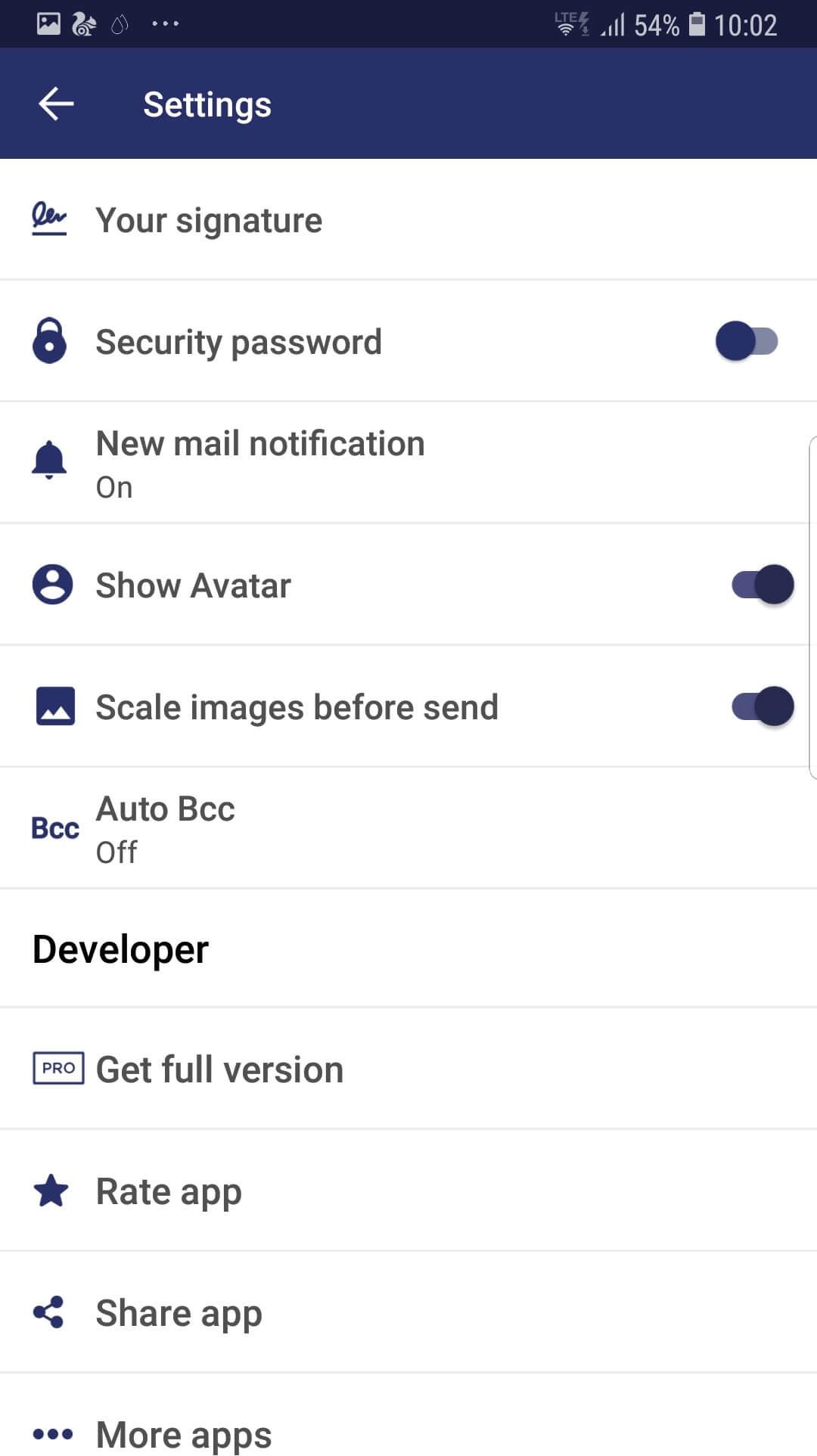 اسکرین شات 3 برنامه Email for Hotmail, Outlook Mai