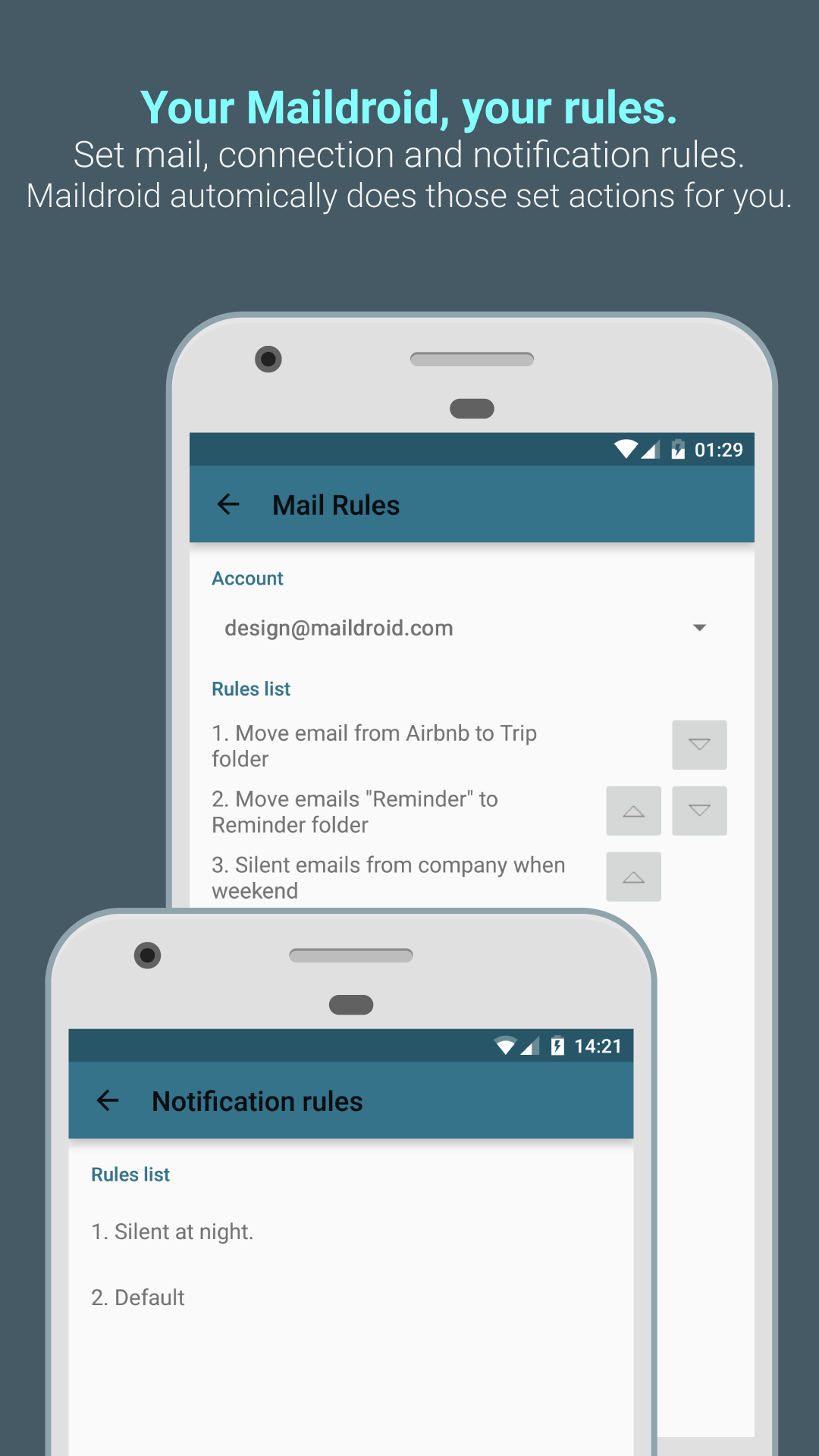 اسکرین شات 6 برنامه MailDroid -  Email App