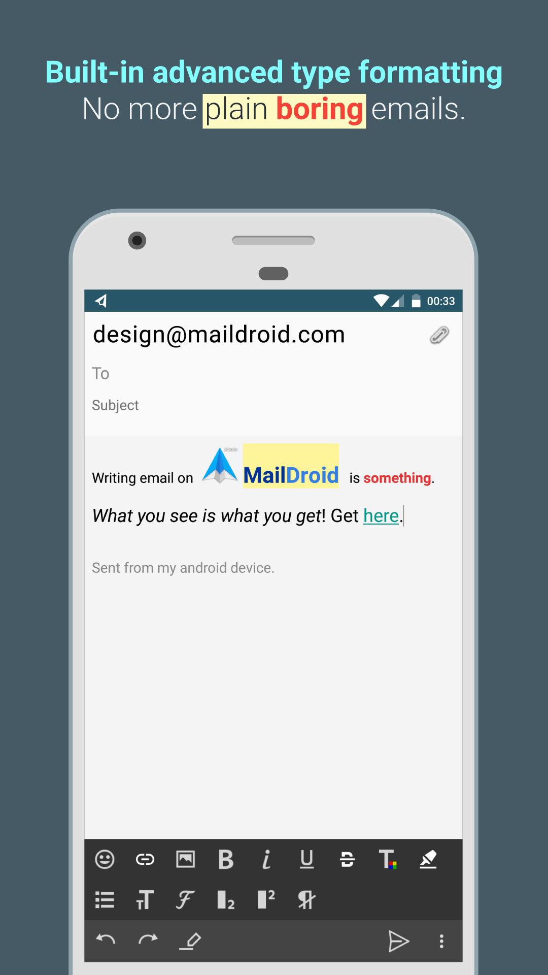 اسکرین شات 4 برنامه MailDroid -  Email App