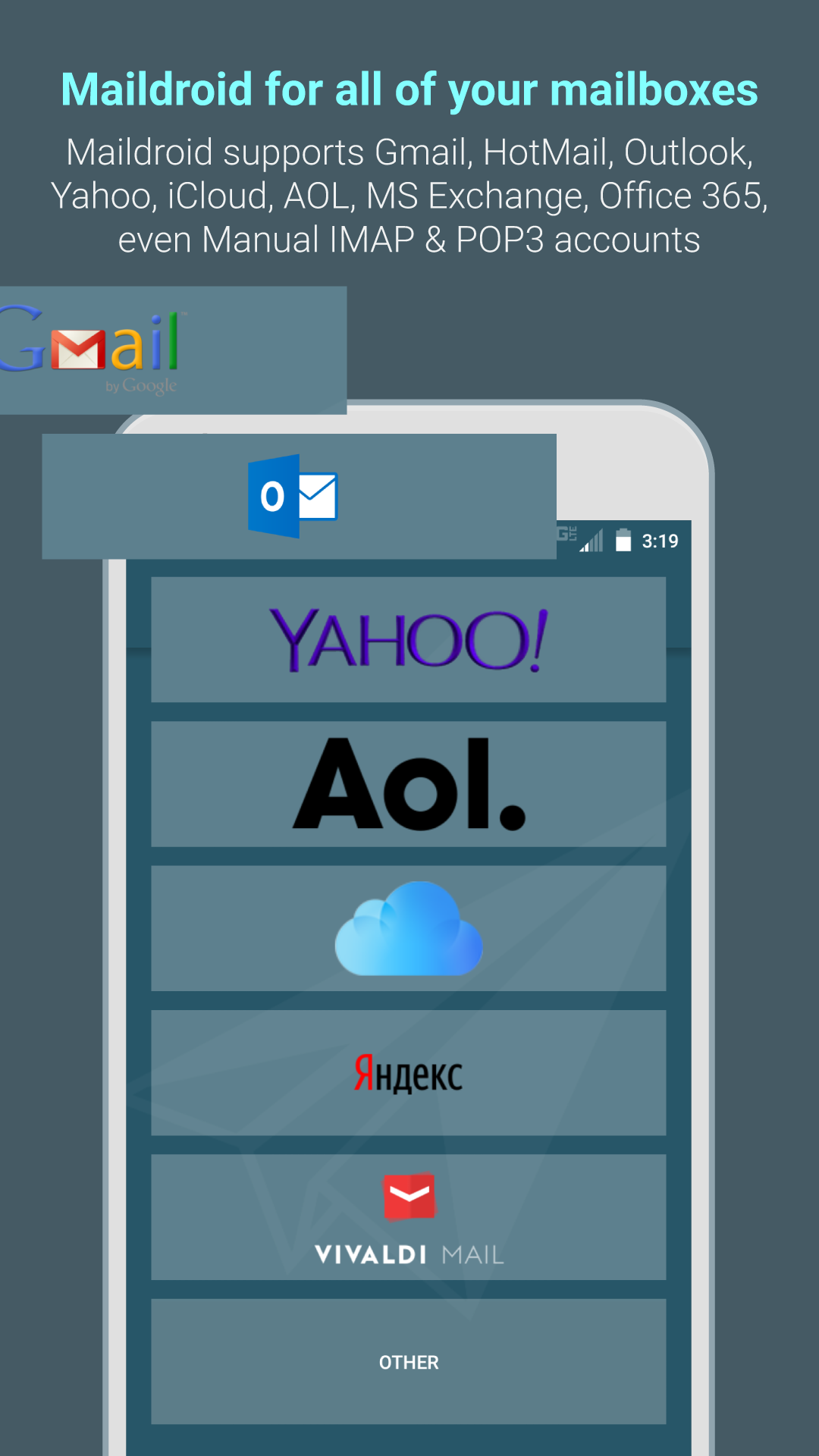 اسکرین شات 3 برنامه MailDroid -  Email App