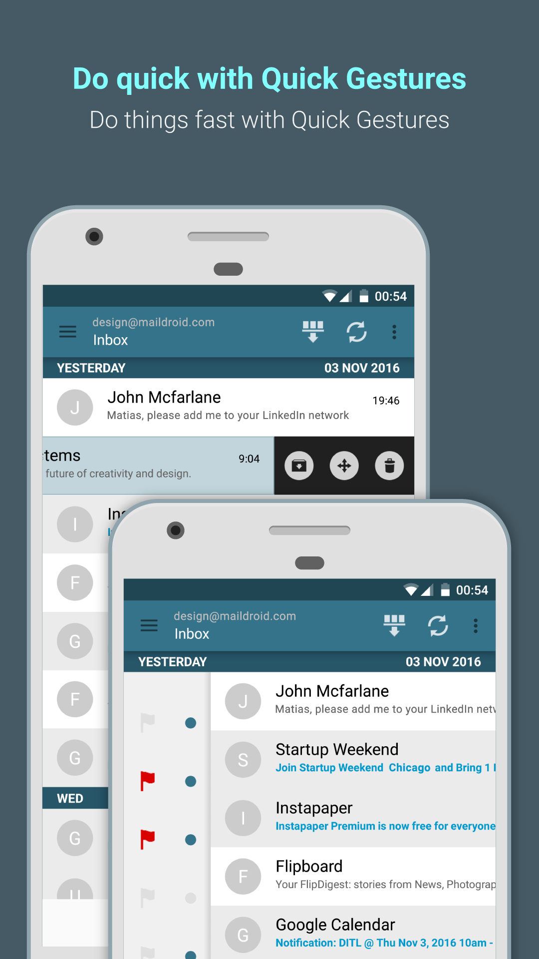 اسکرین شات 8 برنامه MailDroid -  Email App