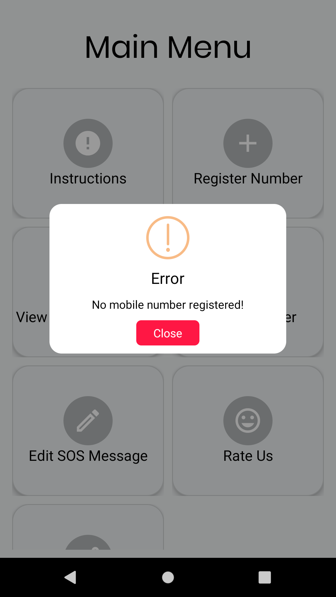 اسکرین شات 7 برنامه SOS  Safety Alert app