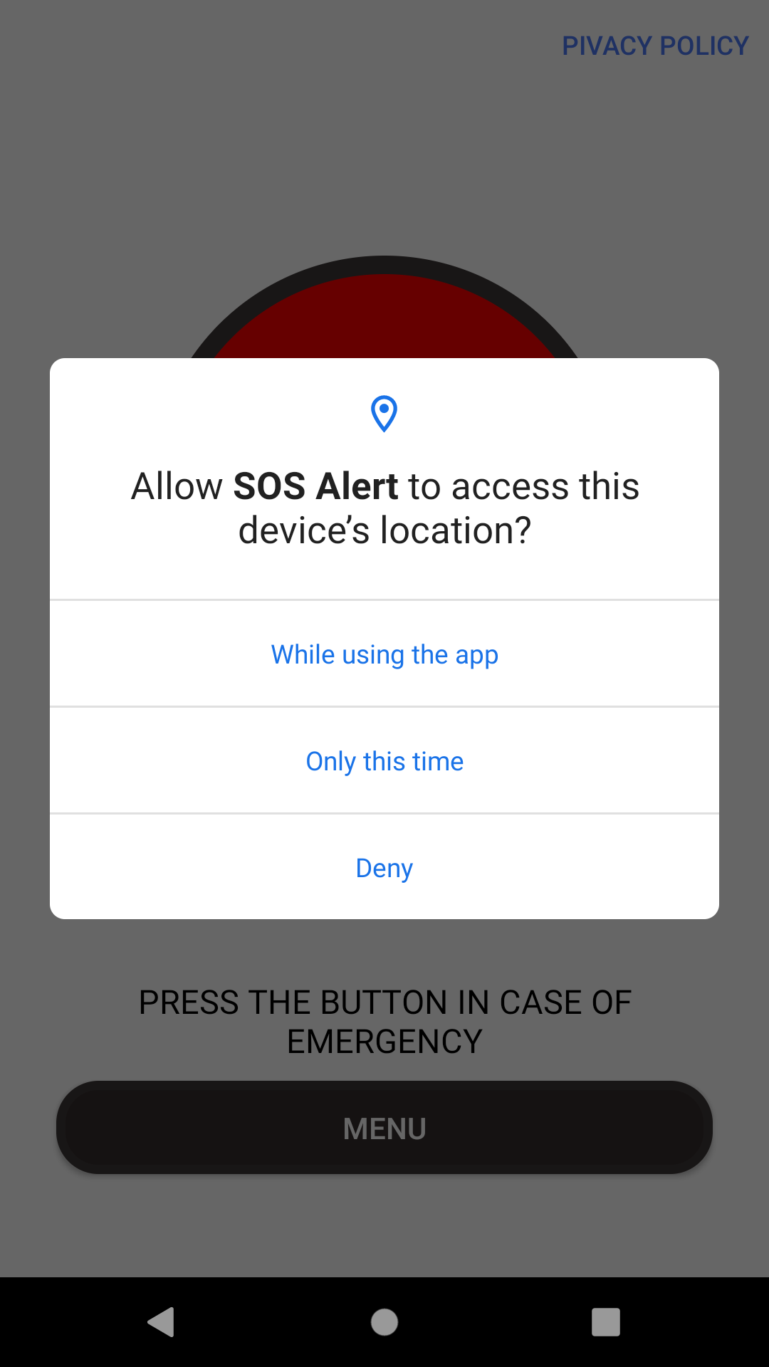 اسکرین شات 3 برنامه SOS  Safety Alert app