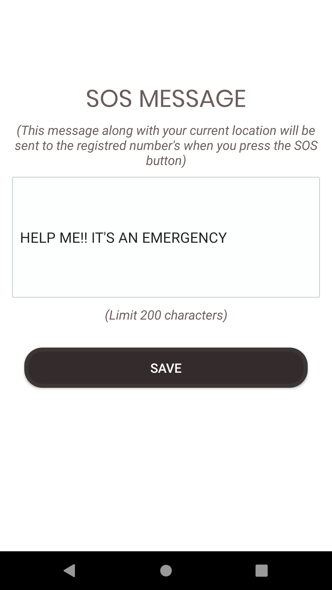 اسکرین شات 8 برنامه SOS  Safety Alert app