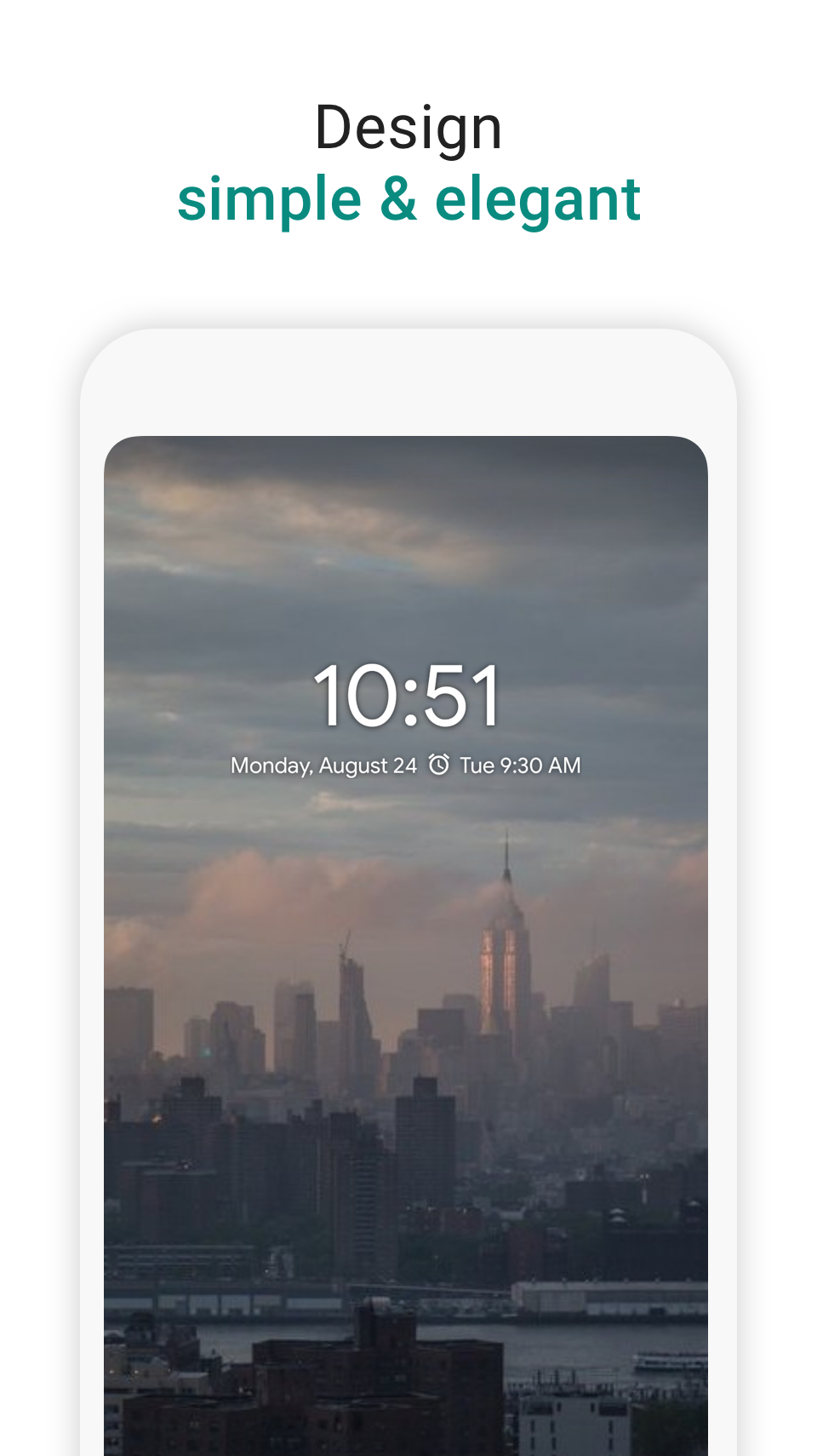 اسکرین شات 2 برنامه Digital Clock Widget