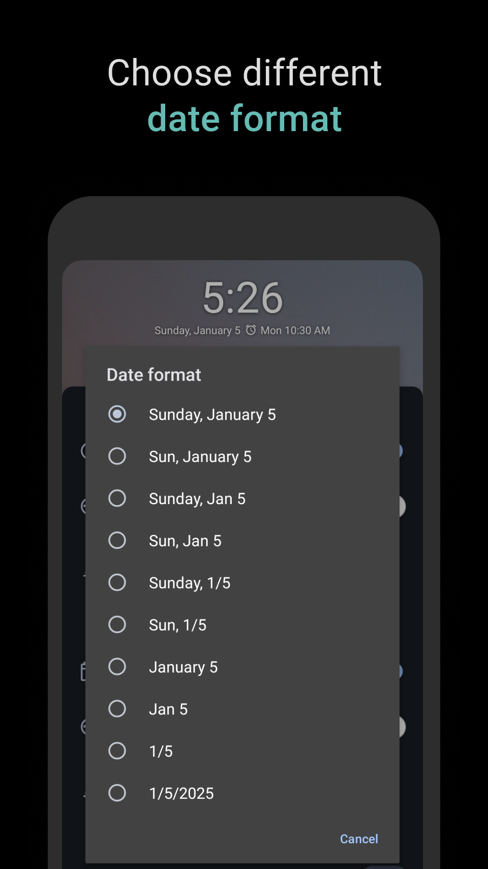 اسکرین شات 8 برنامه Digital Clock Widget