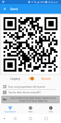 اسکرین شات 4 برنامه SuperBeam | WiFi Direct Share