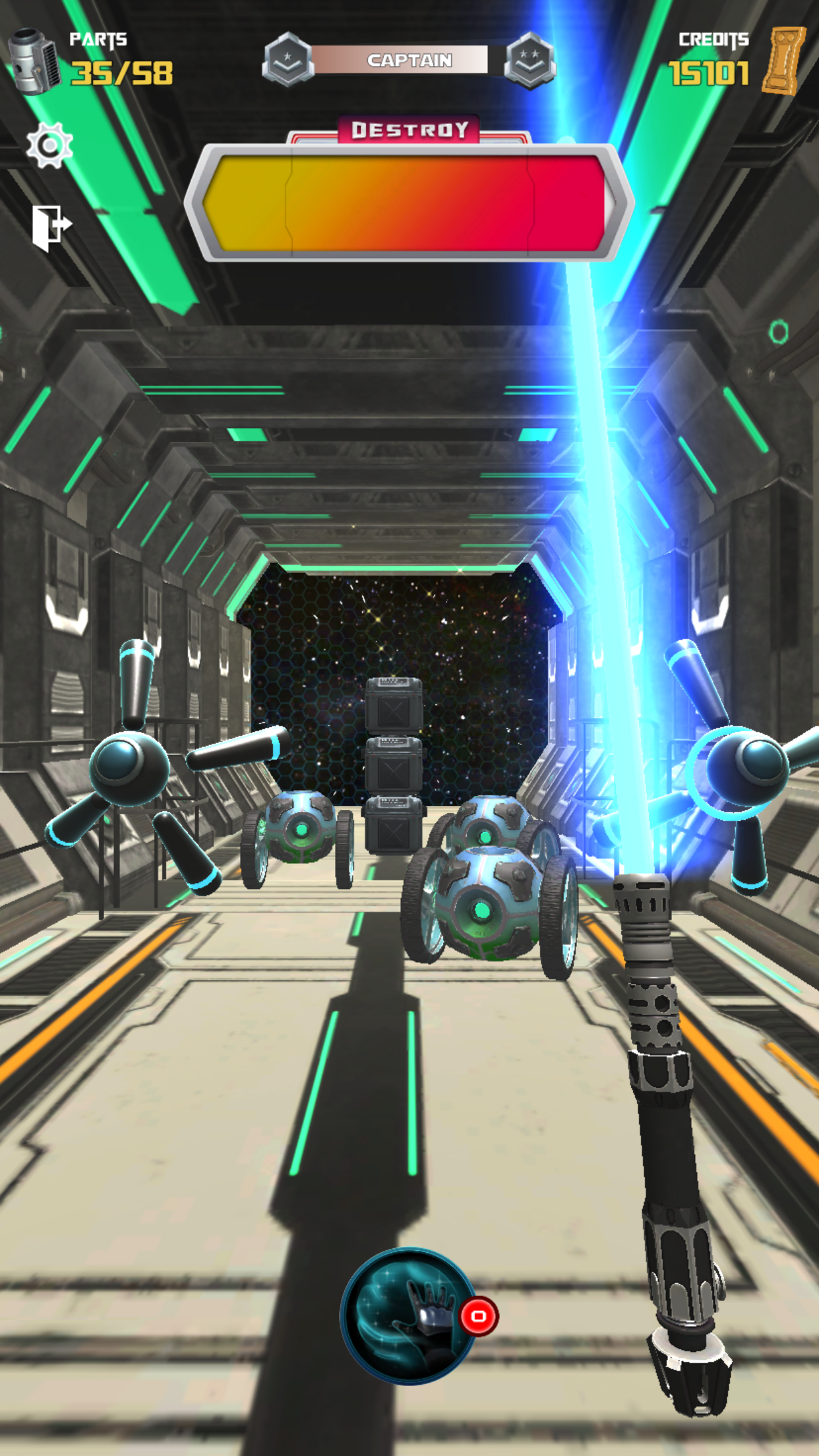 اسکرین شات 5 بازی Space Force - Laser Saber Game