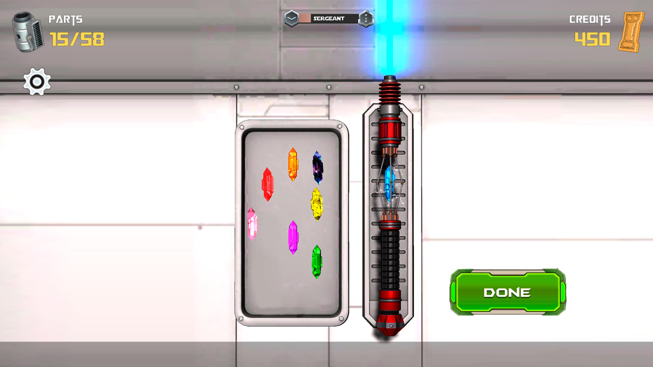 اسکرین شات 1 بازی Space Force - Laser Saber Game