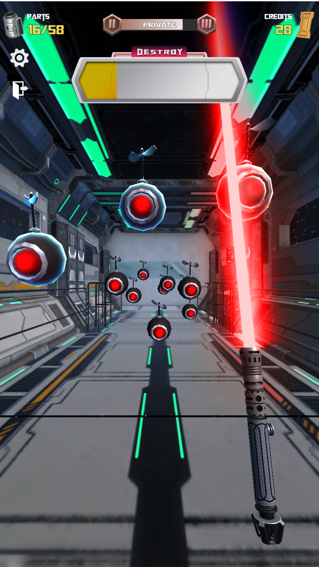 اسکرین شات 4 بازی Space Force - Laser Saber Game