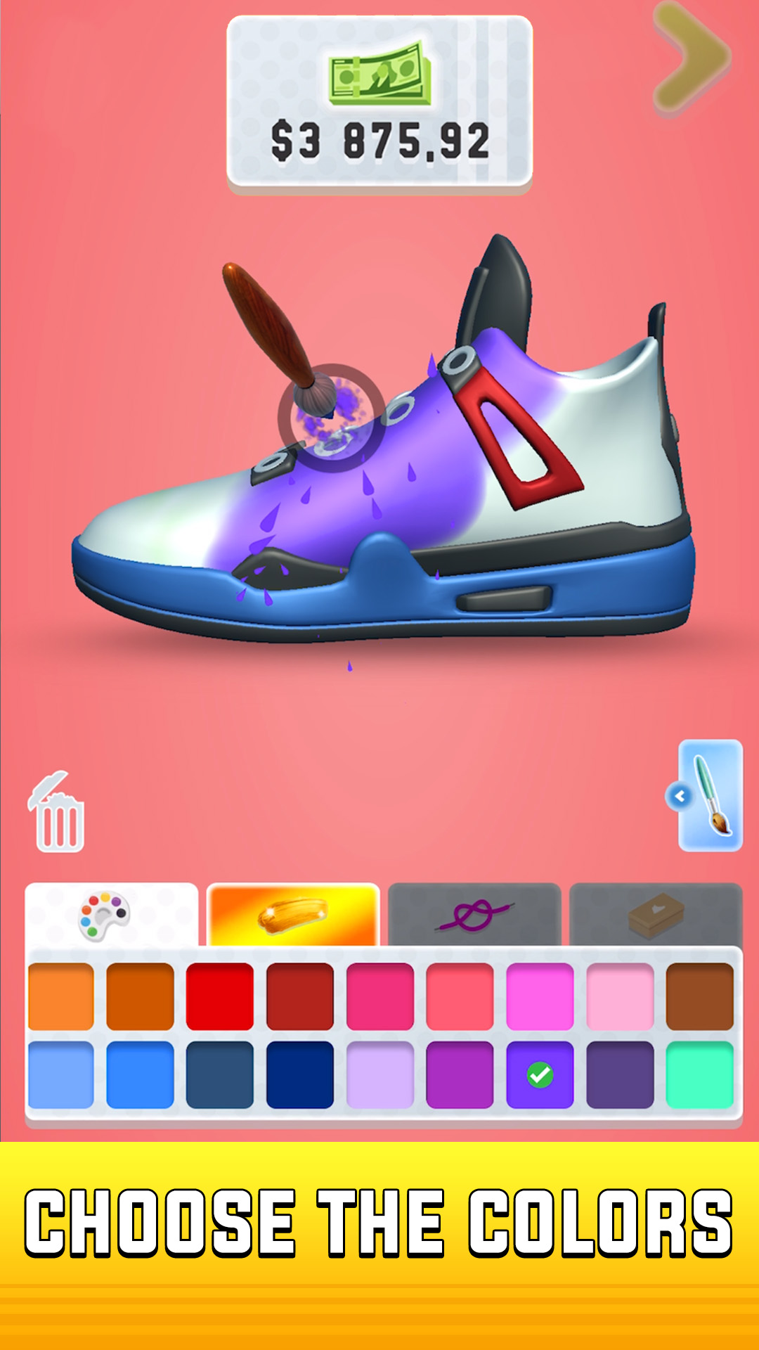 اسکرین شات 6 بازی Sneaker Art! - Coloring Games
