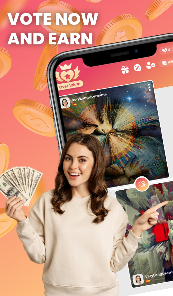 اسکرین شات 2 برنامه Social Duels - Upload & Earn!