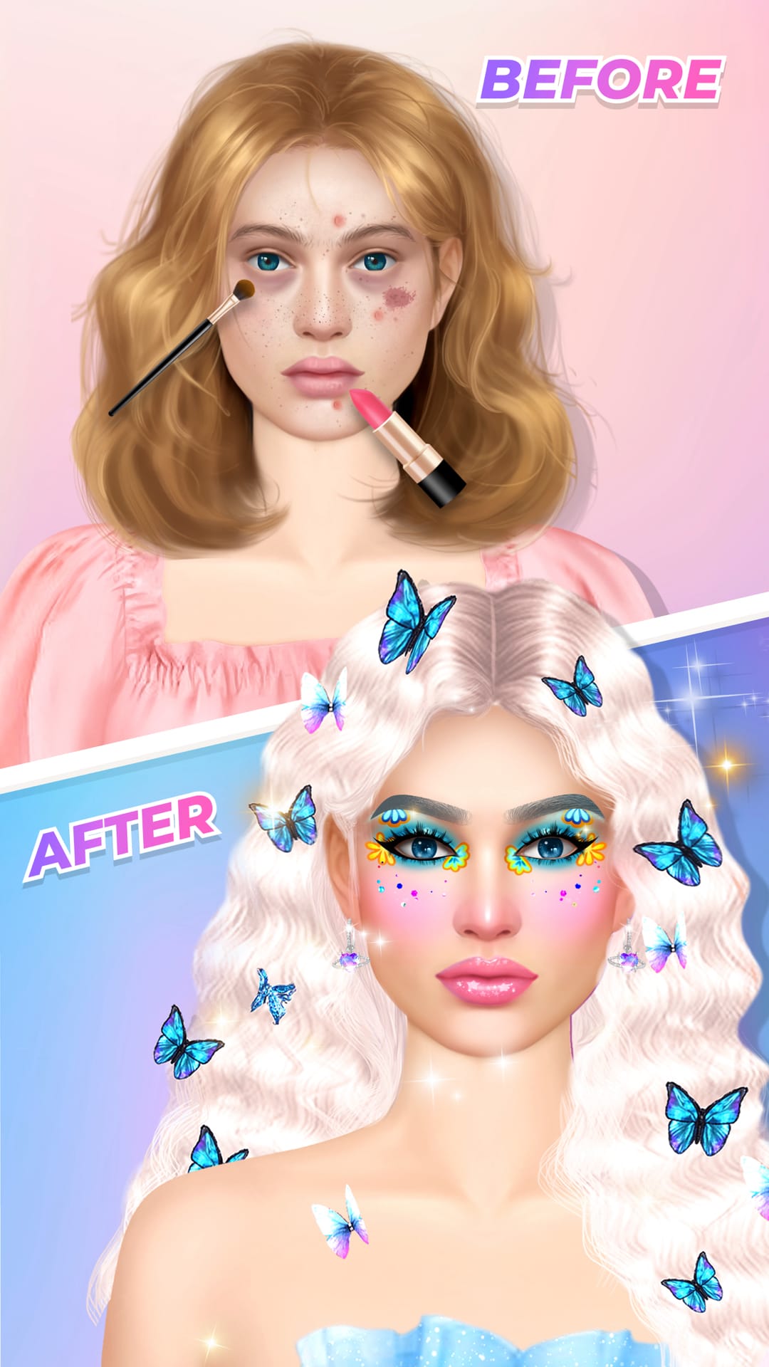اسکرین شات 1 بازی Makeover Studio: Makeup Games