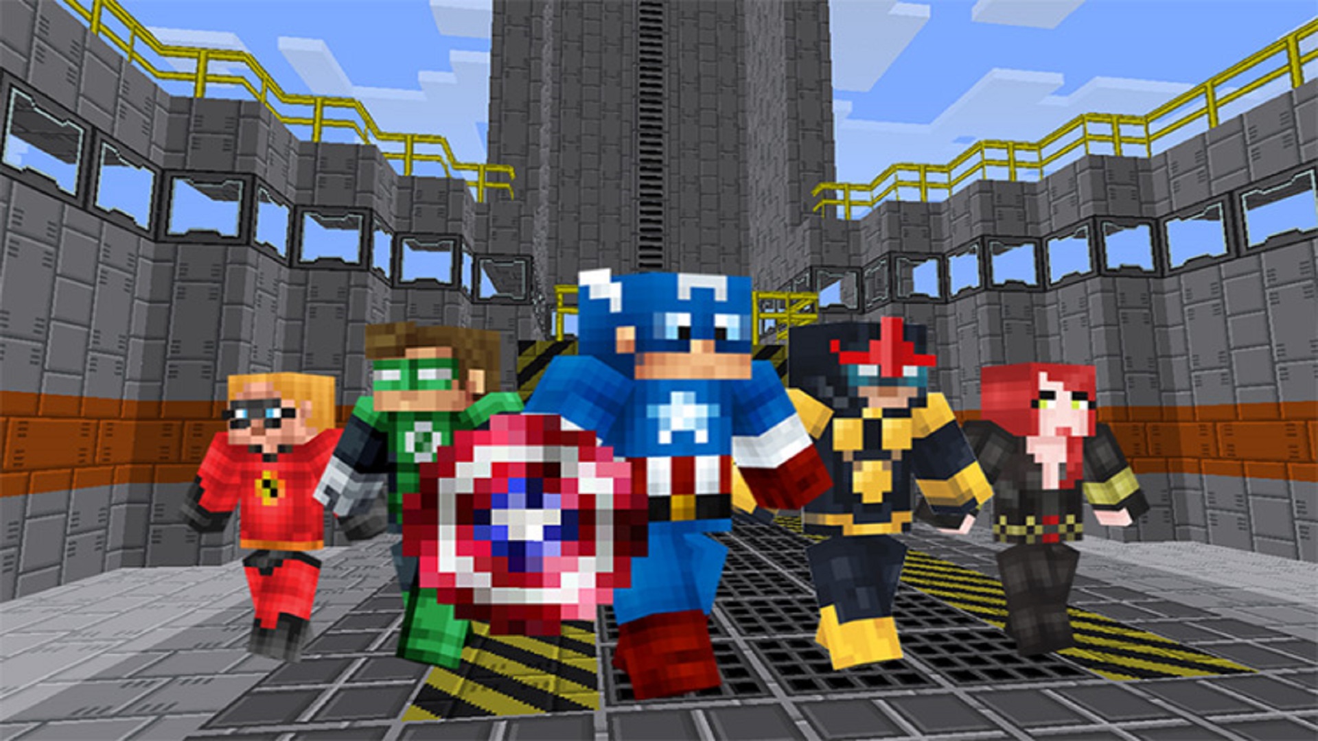 اسکرین شات 7 برنامه Superheroes Mod for Minecraft