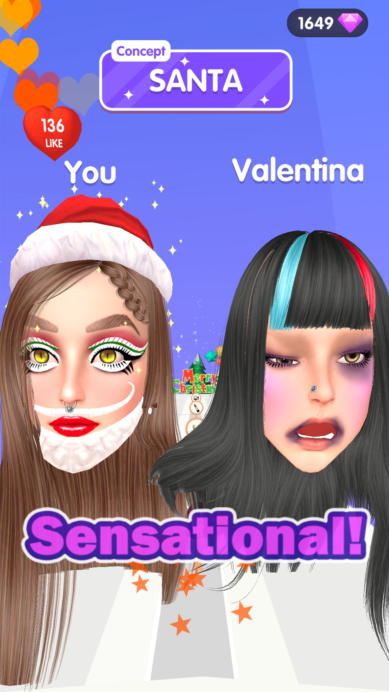 اسکرین شات 1 بازی Makeup Battle