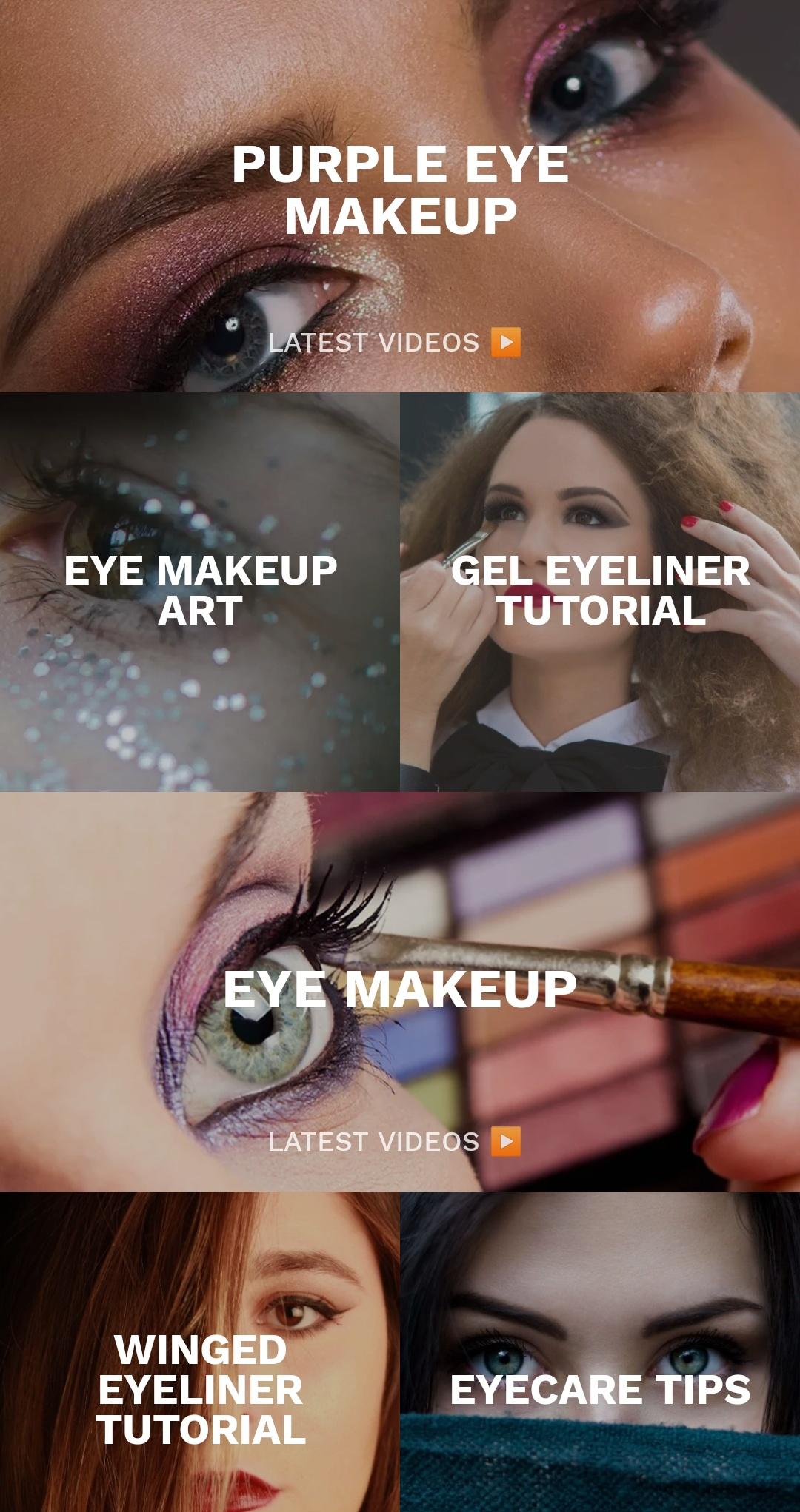 اسکرین شات 8 برنامه Eye makeup tutorials - Artist