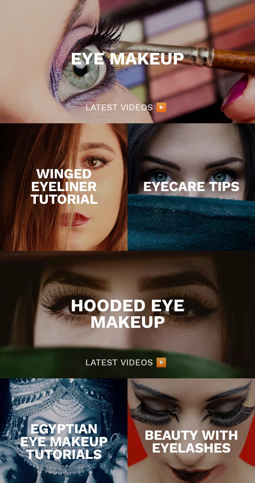 اسکرین شات 6 برنامه Eye makeup tutorials - Artist