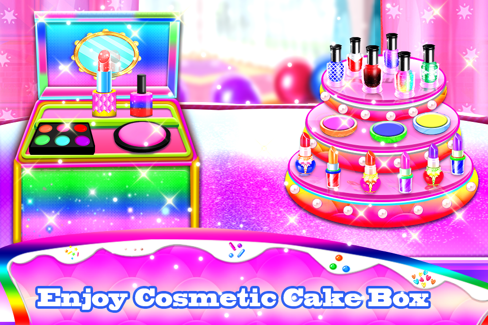 اسکرین شات 3 بازی Makeup kit cakes girl games