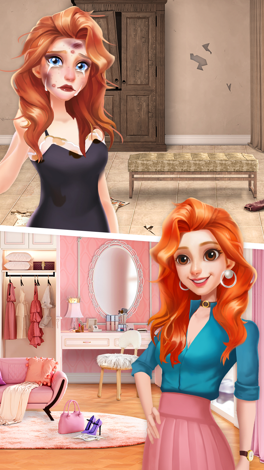 اسکرین شات 1 بازی Makeup Merge: Fashion Makeover
