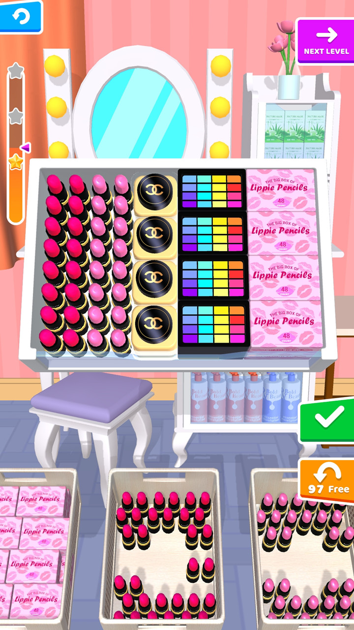 اسکرین شات 3 بازی Makeup Organizer Game