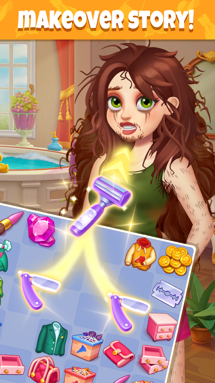 اسکرین شات 3 بازی Makeover Story: Fashion Merge