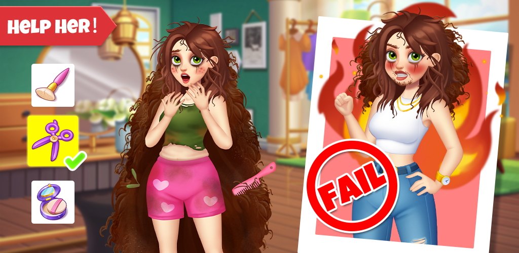 اسکرین شات 7 بازی Makeover Story: Fashion Merge