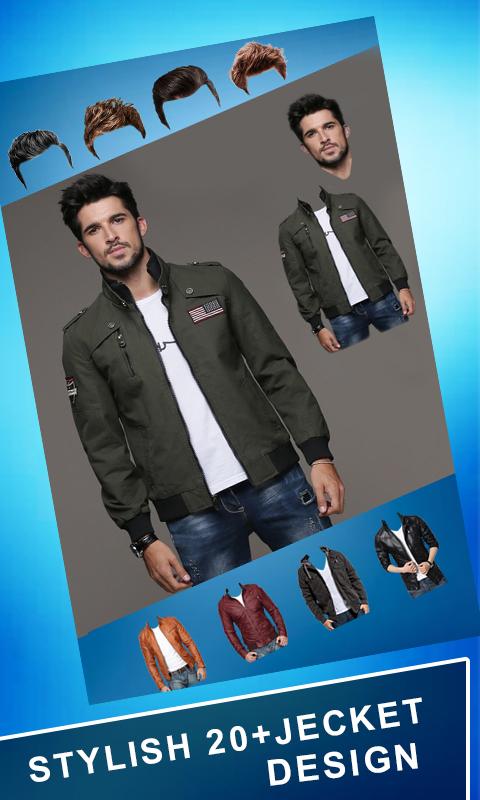 اسکرین شات 4 برنامه Men Jacket Photo Editor 2023