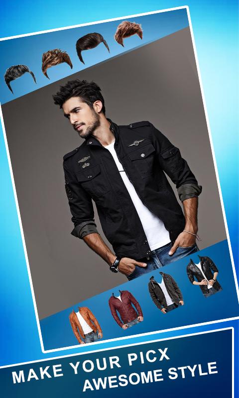 اسکرین شات 3 برنامه Men Jacket Photo Editor 2023