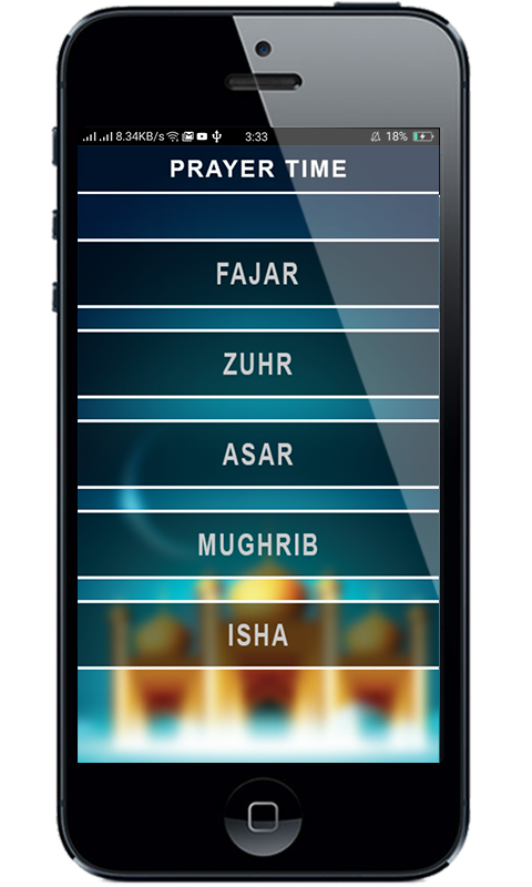 اسکرین شات 2 برنامه Prayer Time & Namaz Alarm