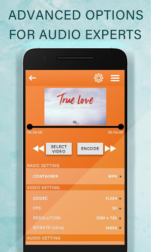 اسکرین شات 6 برنامه Video to Audio Music: Video to MP3 Converter