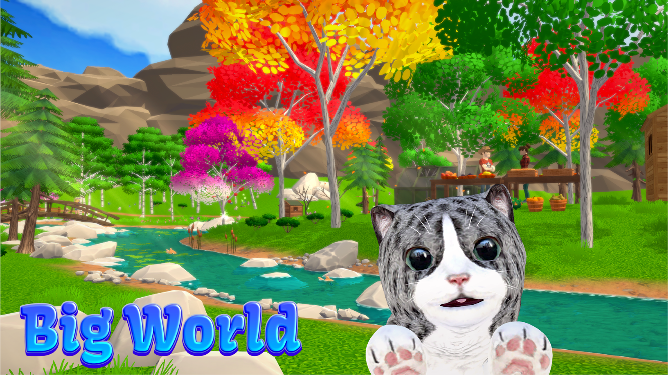 اسکرین شات 3 بازی Cat Simulator - Kitten stories