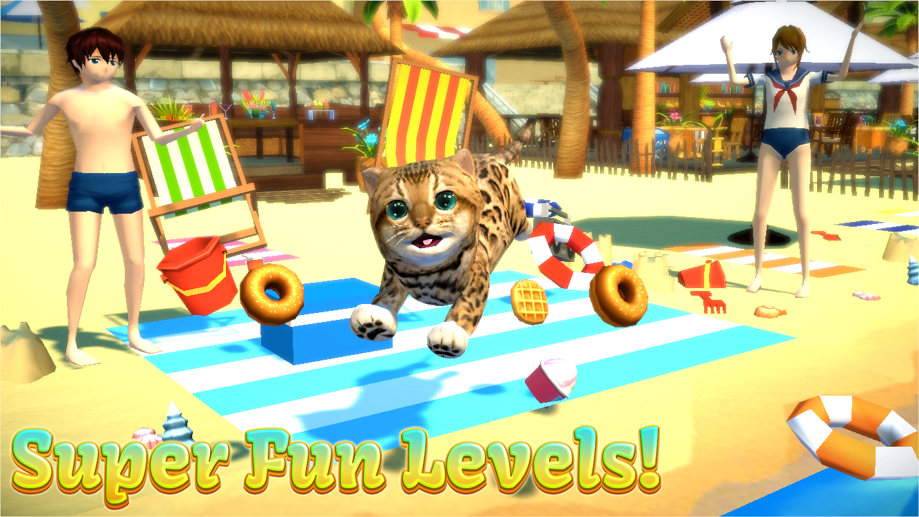 اسکرین شات 2 بازی Cat Simulator - Kitten stories