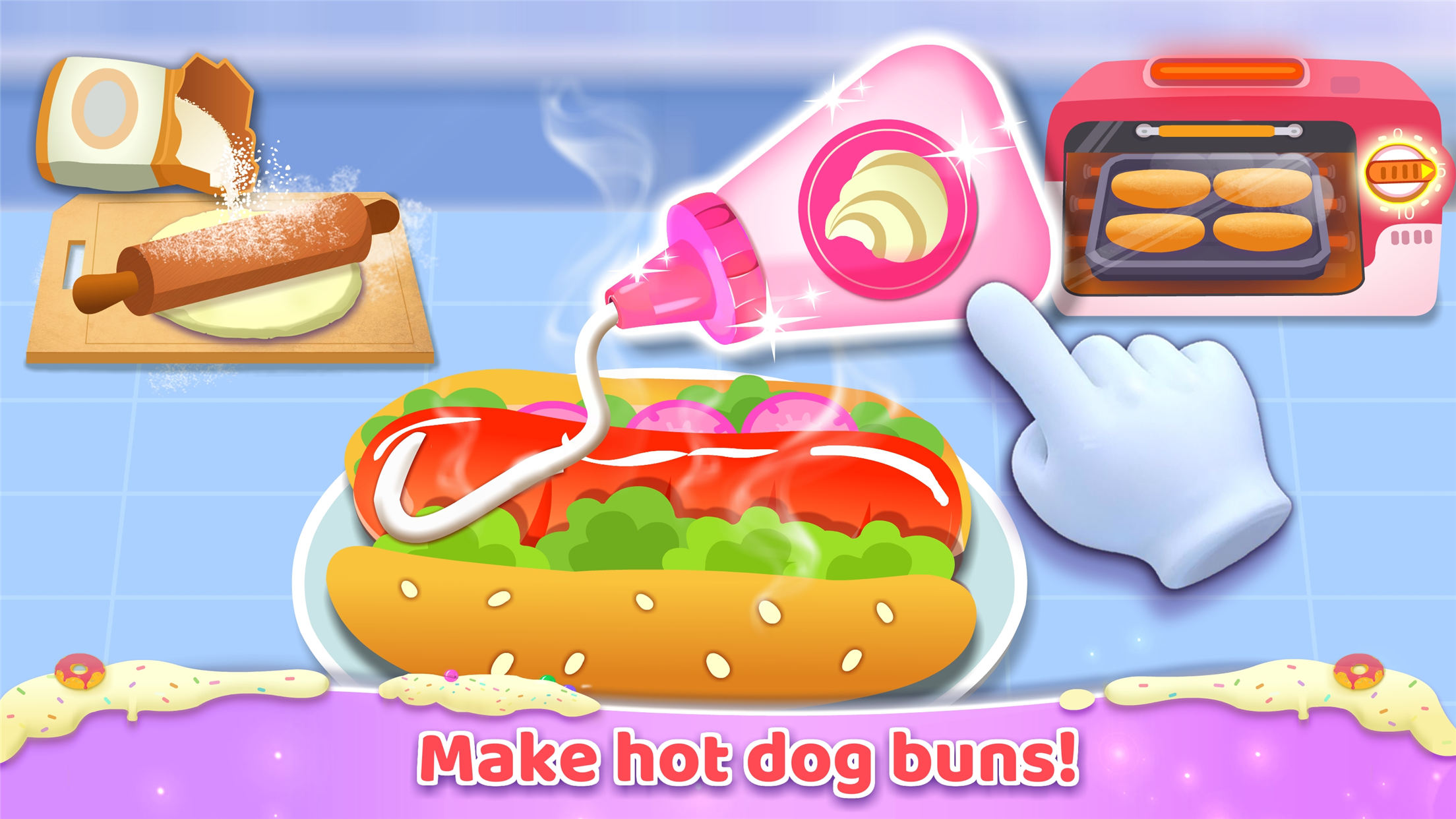 اسکرین شات 4 بازی Little Panda: Sweet Bakery