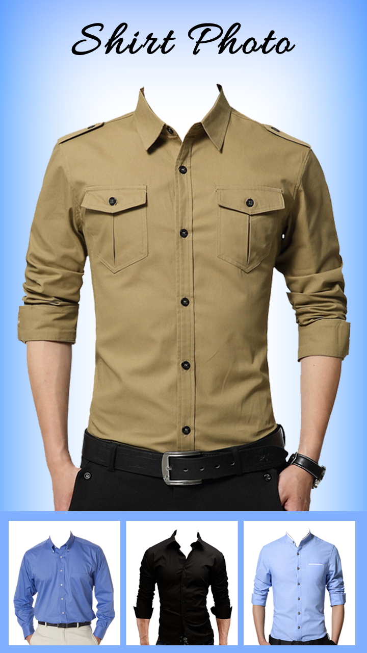 اسکرین شات 3 برنامه Man Blue Shirt Photo Suit