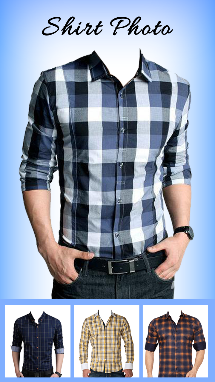 اسکرین شات 1 برنامه Man Blue Shirt Photo Suit