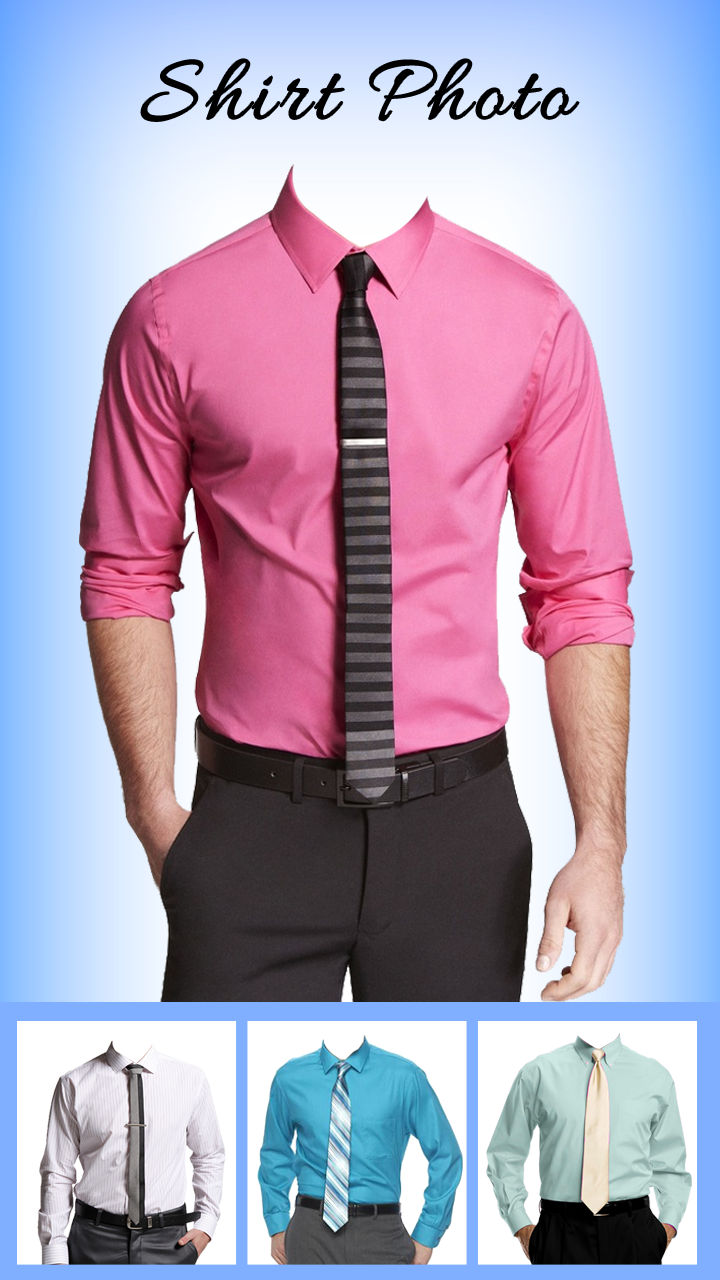اسکرین شات 2 برنامه Man Blue Shirt Photo Suit