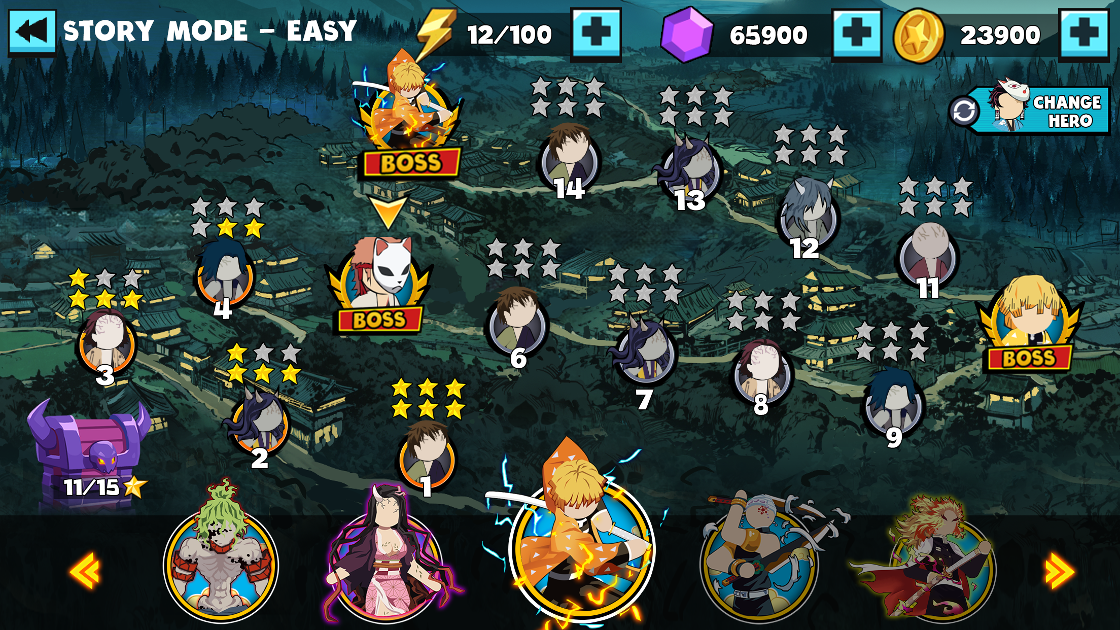 اسکرین شات 5 بازی Stick Demon Shadow Fight