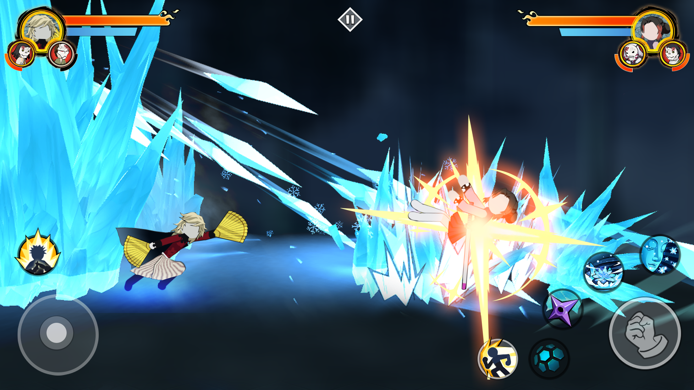 اسکرین شات 1 بازی Stickman Shadow Hunter Fight