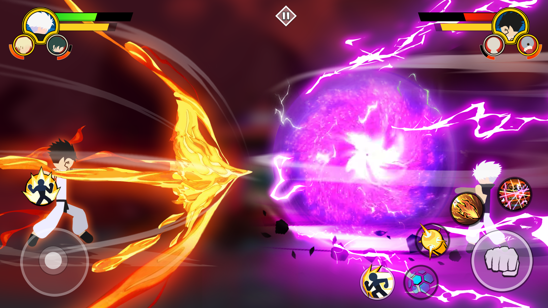 اسکرین شات 2 بازی Stickman Cursed: Phantom Fight