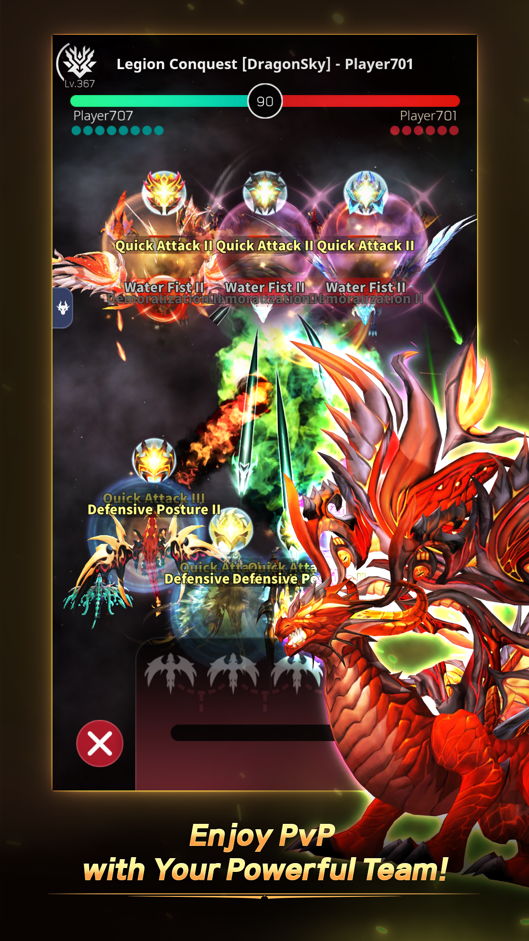 اسکرین شات 4 بازی DragonSky : Idle & Merge