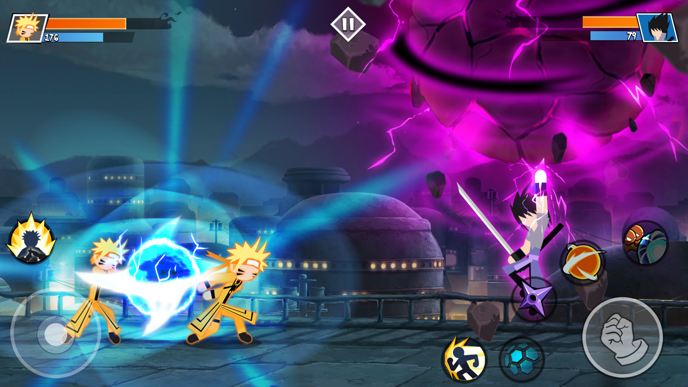 اسکرین شات 1 بازی Stick Ninja Fight