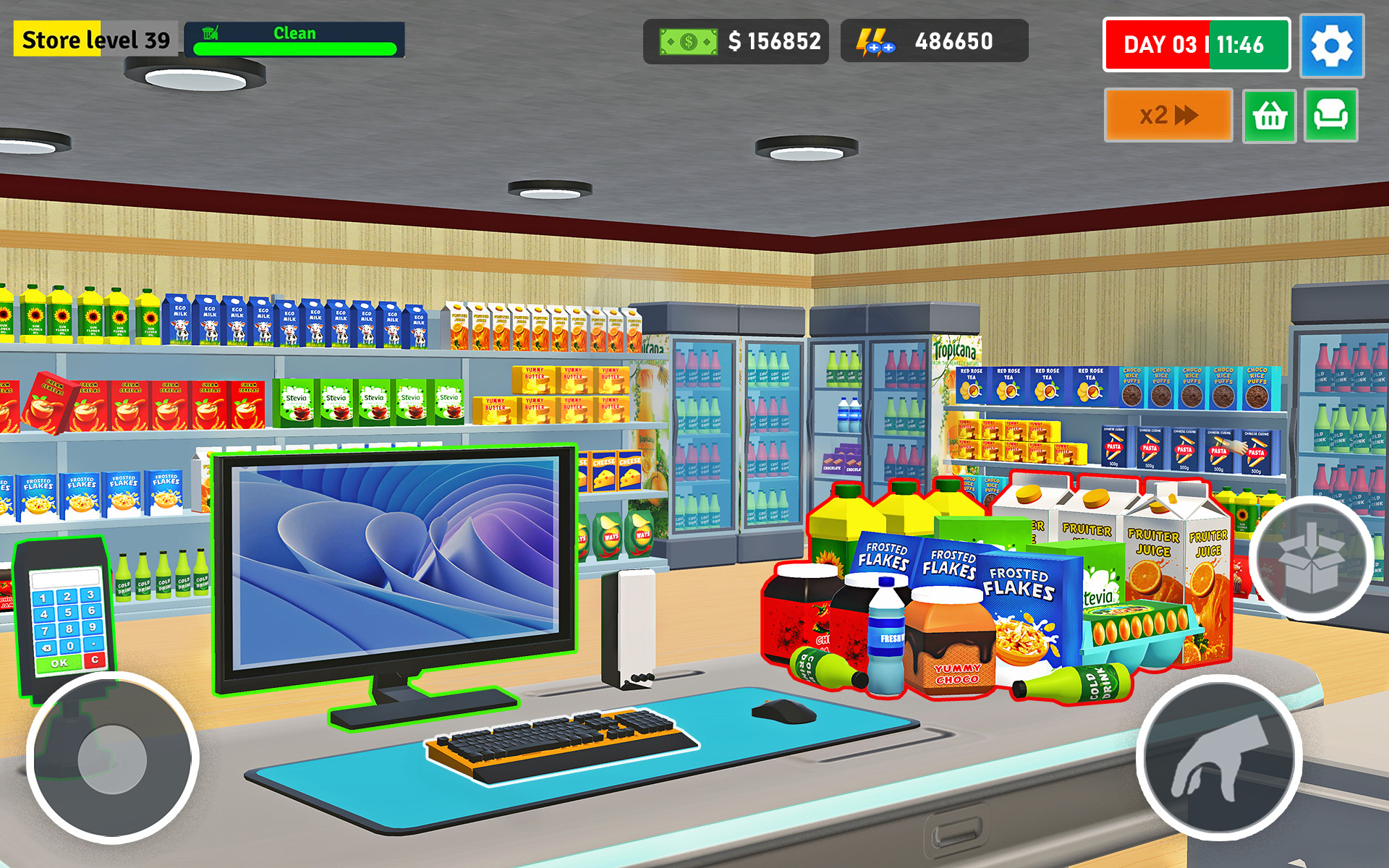 اسکرین شات 3 بازی Super Mart Store 3D
